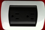 Duplex Socket 2P T  US Standard with Ground Bticino Living Line South American Wall Switch and Socket